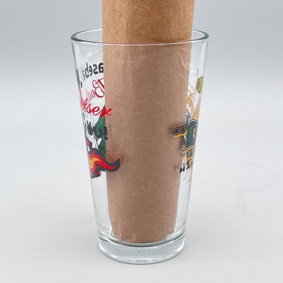 Budweiser Baseball & Doc Otis Hard Lemon 5.75" Pint Glass - Picture 2 of 5